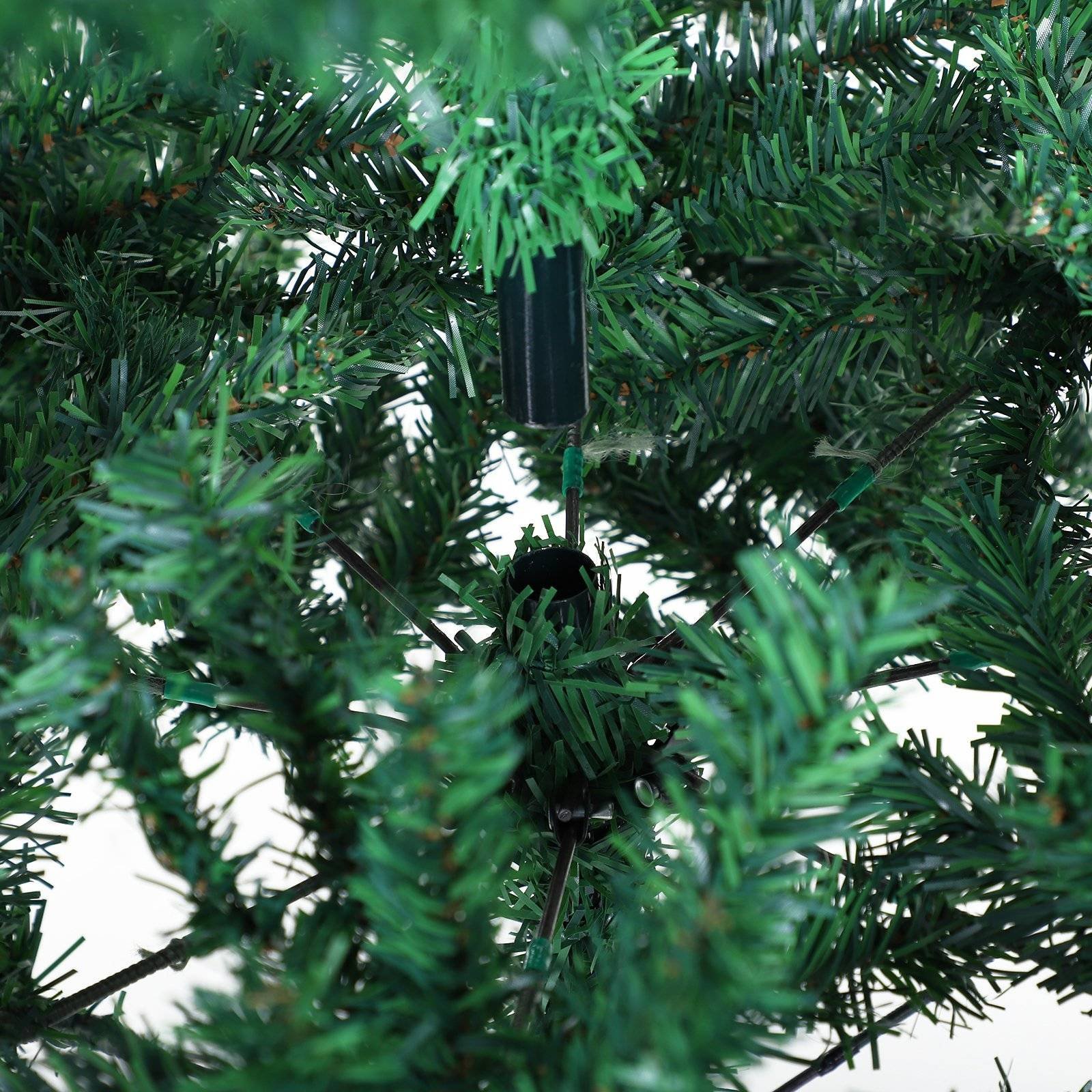 Árvore de Natal Decoração Artificial de Natal de Pinheiro de Ф102x180cm com  Suporte Metálico 1000 Ramos Verde PVC | O Meu Jardim