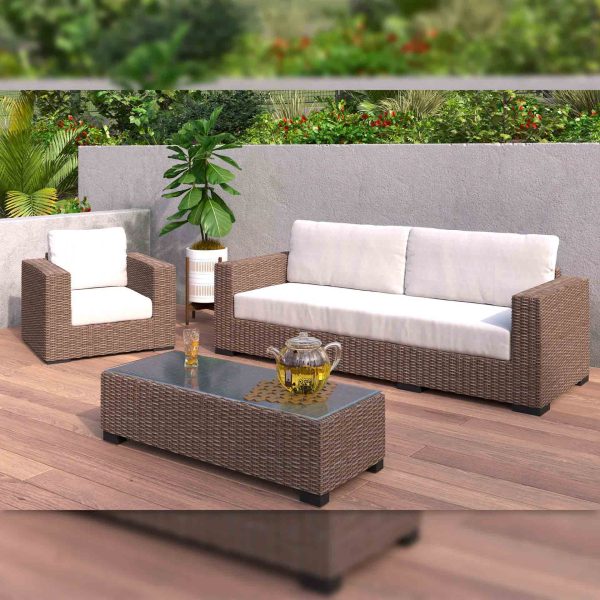 Mapple em rattan com almofadas- mapple sorabaia - Image 2