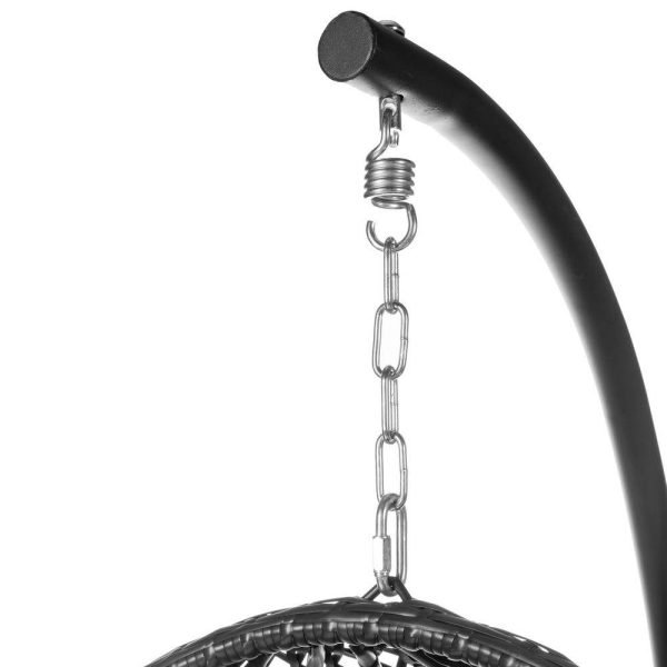 732113-02 Suporte para cadeiras suspensas Dido em Aço, 104X192cm, Disponível em Preto e Branco - Imagem 6