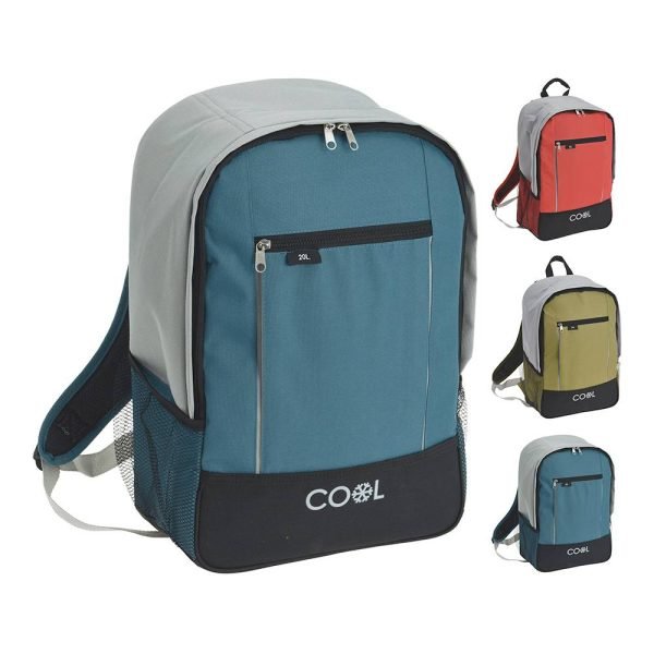Geleira Mochila 20 Litros Cores Sortidas.31X16X45Cm. 1 Compartimento Grande Com Os Puxadores (Abertura No Fecho )E Outro Bolso Pequeno Com Zíper
