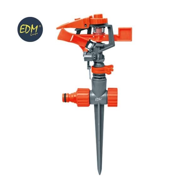 Aspersor Ajustavel/Setor Com Estaca 20-360º Max. 400M2 Ajustavel (Blister) Edm