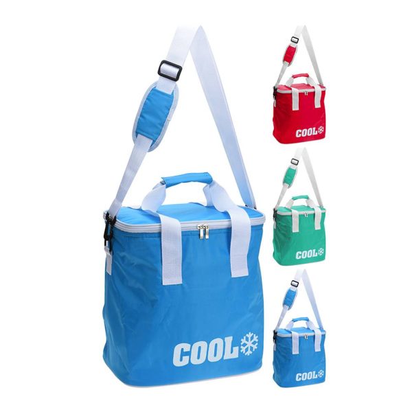 Bolsa Tipo Geleira 24L Com Bandoleira Ajustável 380X210X370Mm Cores Sortidas