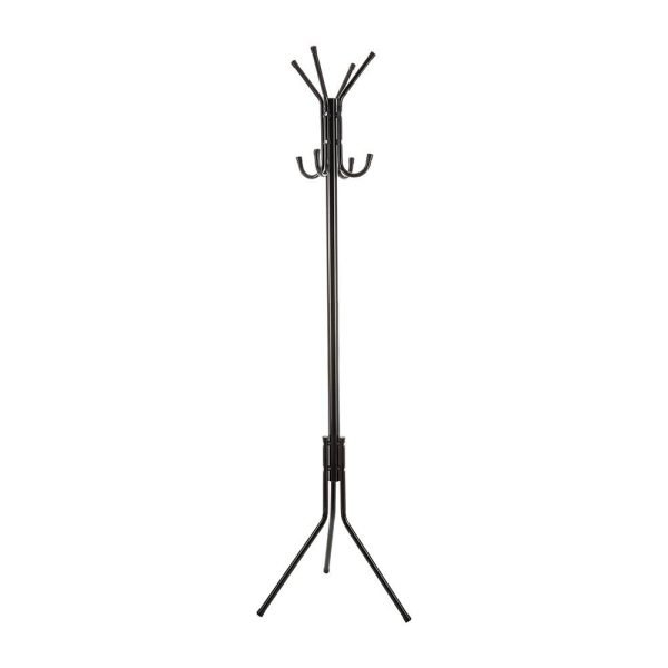Cabide De Pé Com 8 Ganchos Cores Sortidas (Branco O Preto) 172X48Cm