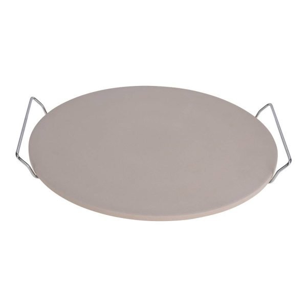 Pedra Para Fazer Pizzas Com Asas Dia33Cm Com Asas De Metal 1