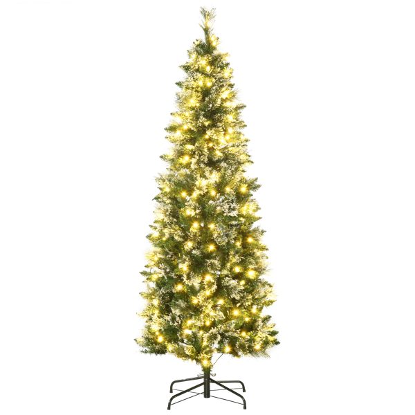 Árvore de Natal com 618 Ramos Suporte de Aço Ø68x180 cm
