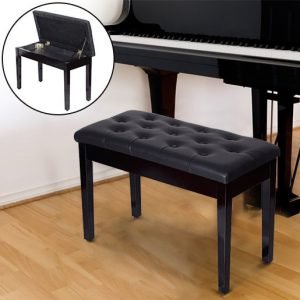 Mini piano infantil com banco 30 teclas com suporte para partitura 52x