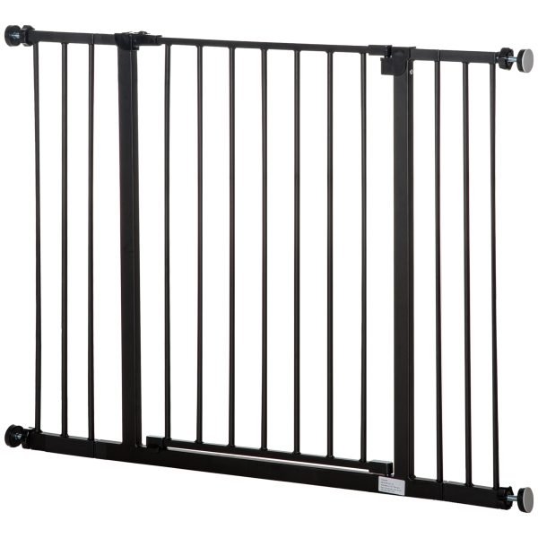 Barreira de Segurança para Animais de Estimação Extensível para Escadas e Portas 76-107x76 cm
