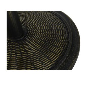Base de Guarda-sol ajustável Φ48x34 cm Suporte de Guarda-sol Universal Rodada Cimento Parasol Pé Estilo Retro HDPE Pátio Jardim Praia