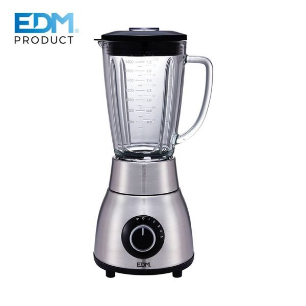 Batedeira 1.200W Com Copo De Vidro 1