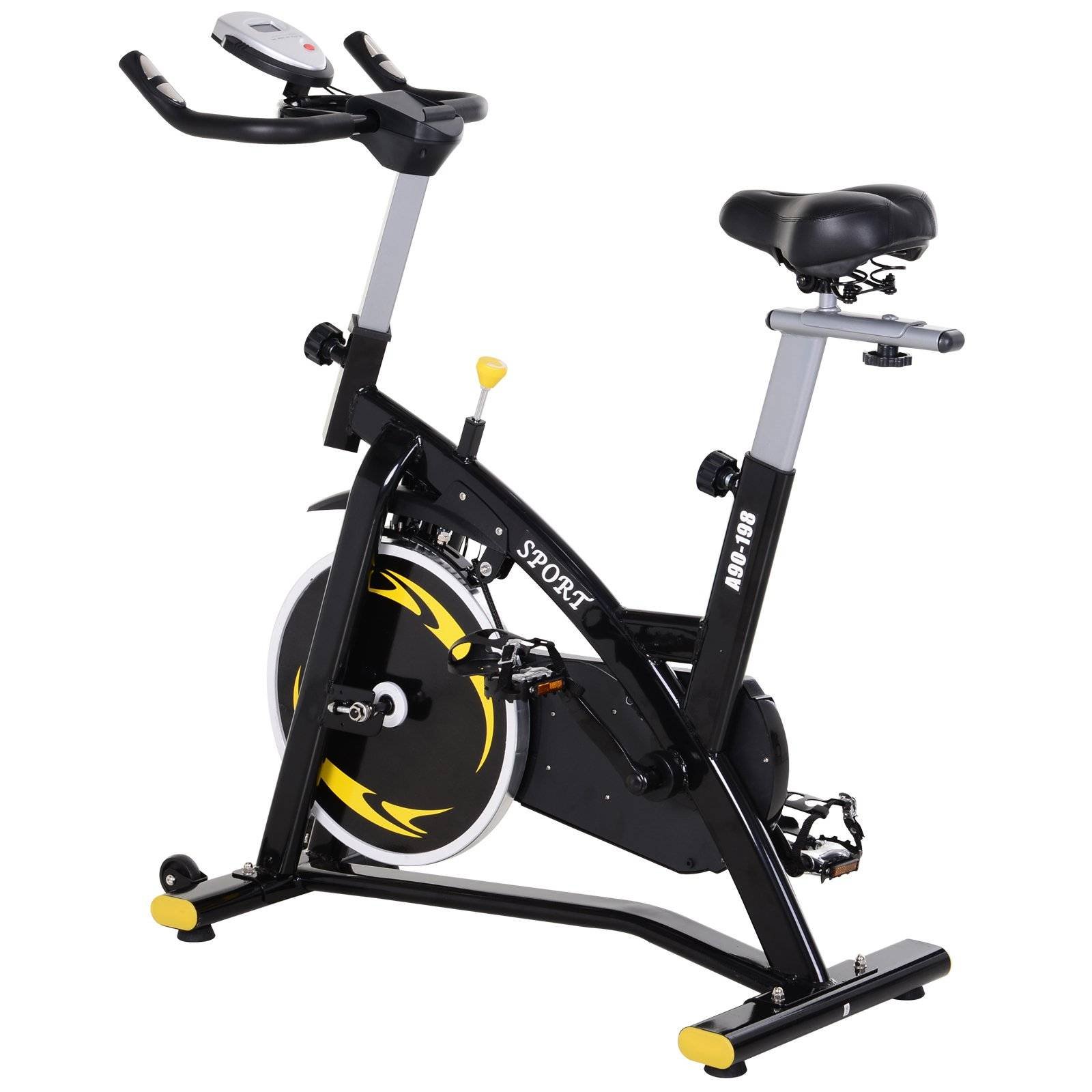 Bicicleta ergométrica reclinável com tela LCD e volante de 3 kg resistência  magnética de 8 níveis assento ajustável 121,5-136x62,5x98 cm cinza