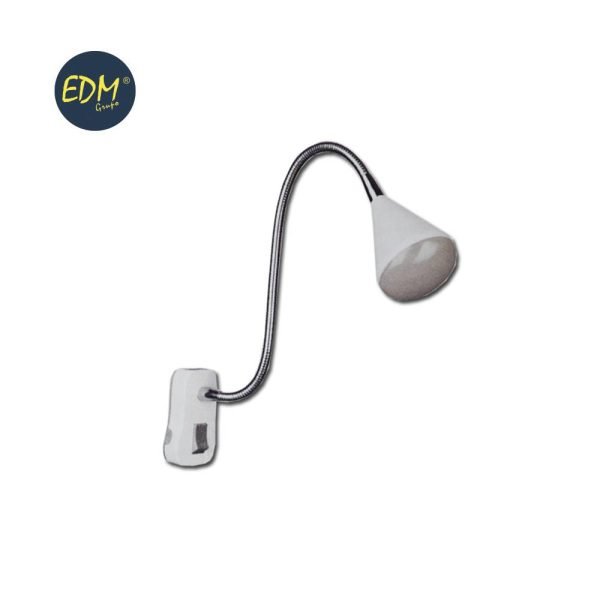 Candeeiro Led Com Ficha 4W Modelo "Athens" Cor Branco 220-24
