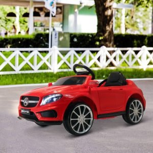 Carro Eléctrico Mercedes Benz GLA para Crianças acima de 3 Anos com Controlo Remoto MP3 USB Luzes y Sons Carga 30kg 100x58x46cm