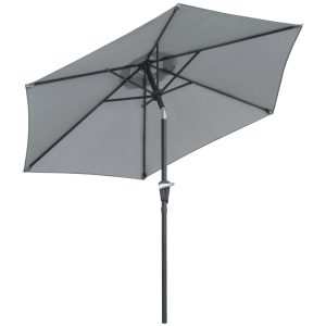 Chapéu de Sol de Jardim Ø230x216 cm com Teto Ajustável