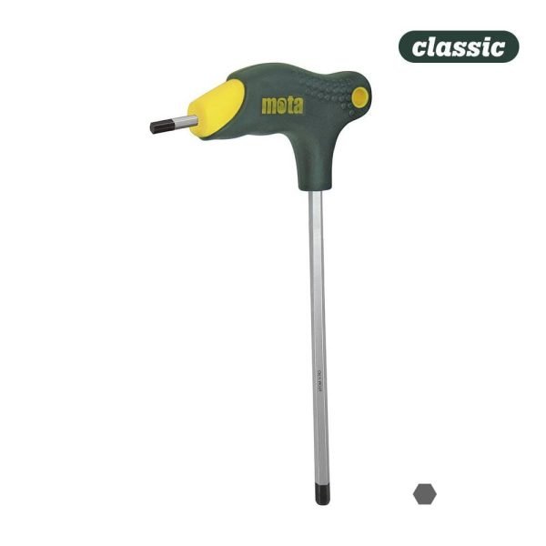 Chave Hexagonal Em T Com Cabo-6X150 Lx06 Haste Cromo Vanadio