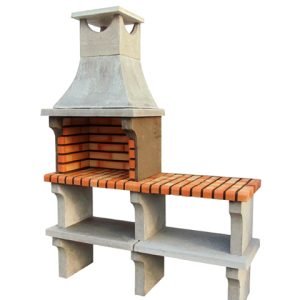 BBQ X-ART - Churrasqueira com 2 bancadas