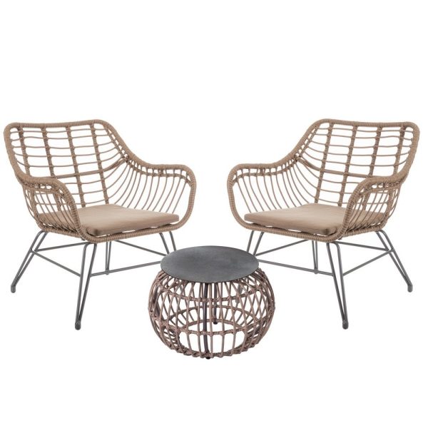 Conjunto Relax Ariki 3 Peças Taupe.