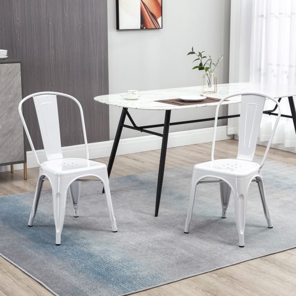 Conjunto de 2 Cadeiras com Estrutura de Aço