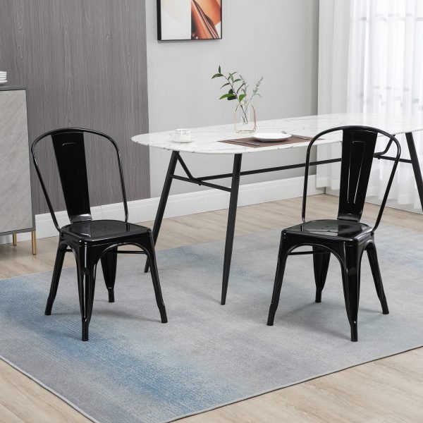 Conjunto de 2 Cadeiras com Estrutura de Aço