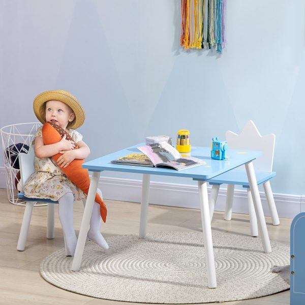 Conjunto de Mesa e 2 Cadeiras para Crianças