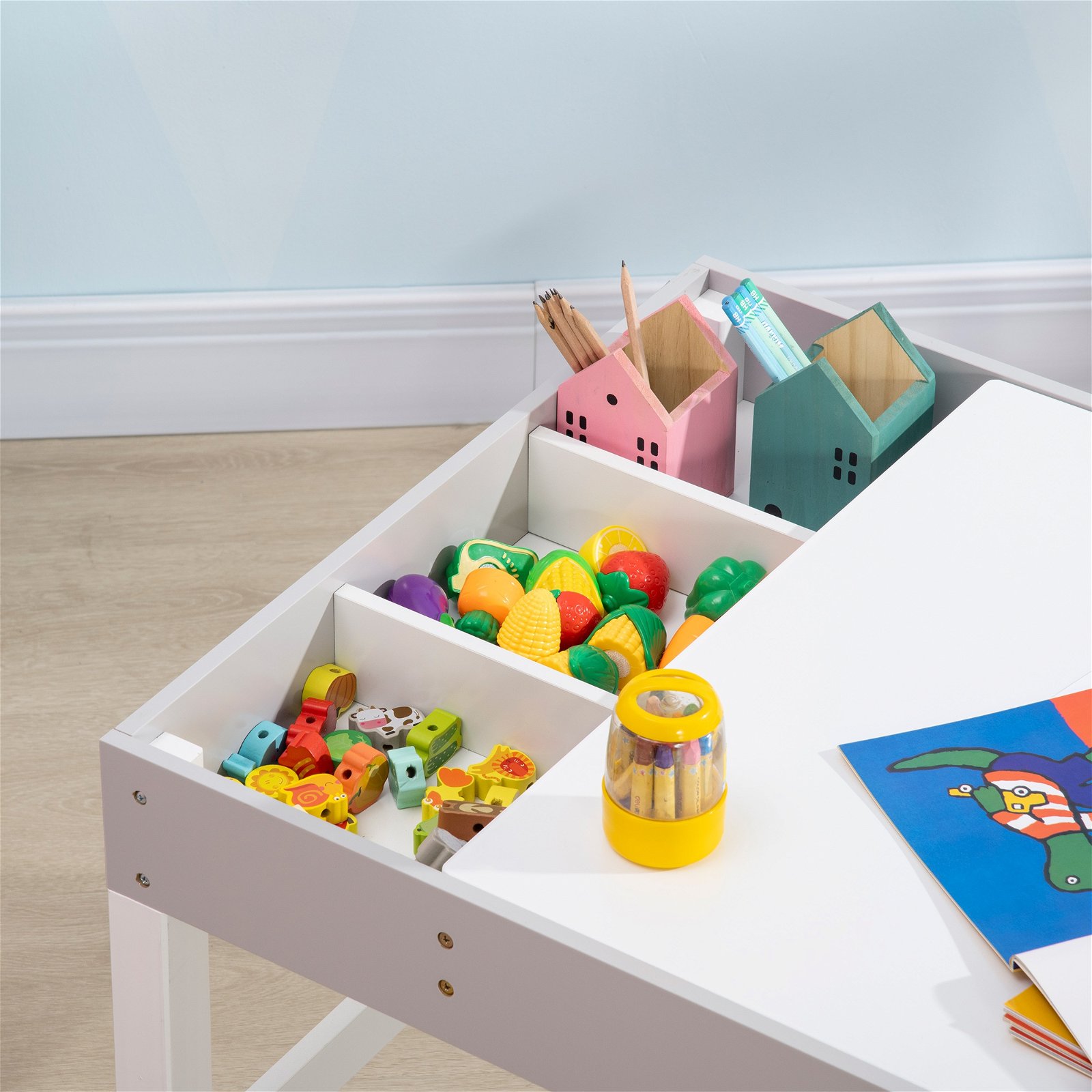 Cadeirinha de Brinquedo Infantil com Blocos de Montar - Wp Connect