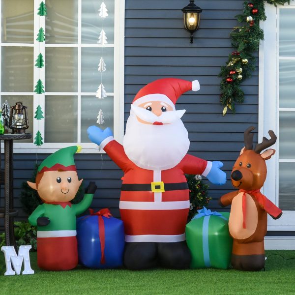 Decoração de natal Insuflável de 2 m de Papai Noel