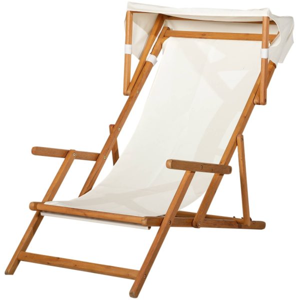 Espreguiçadeira com Guarda sol de jardim com apoio para os pés - Imagem 5