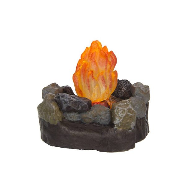 Fogeira Para Presépio Com Pedras. Funciona A Pilhas. 2Cm