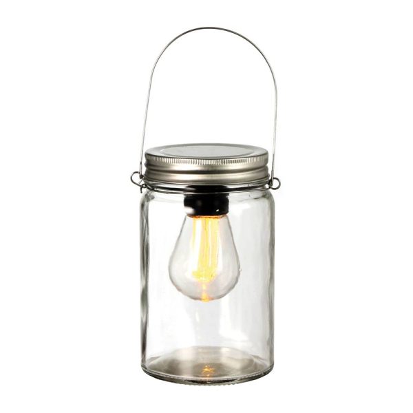 Frasco Com Lâmpada Led Branco Quente Funciona A Pilhas 3Xaa