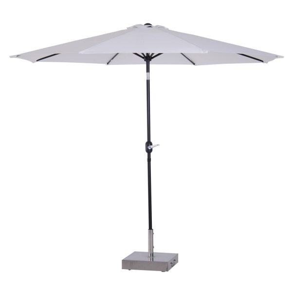 Grande guarda-sol de jardim Manivela para abrir Fácil e ângulo ajustável Φ3m
