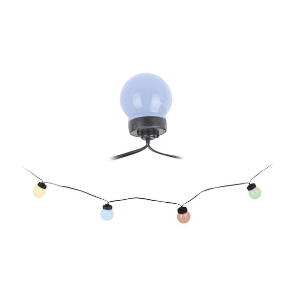 Grinalda Multicor 20 Leds Com Lâmpada Esféricas Ip44 9