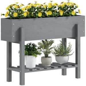 Horta Vertical de Madeira 100x30x70