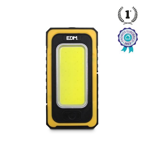 LANTERNA DE LED SOLAR RECARREGÁVEL COM GANCHO E ÍMAN - Image 1