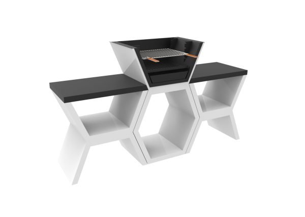 Churrasqueira moderna modular de linhas direitas MOD 06 - Image 1