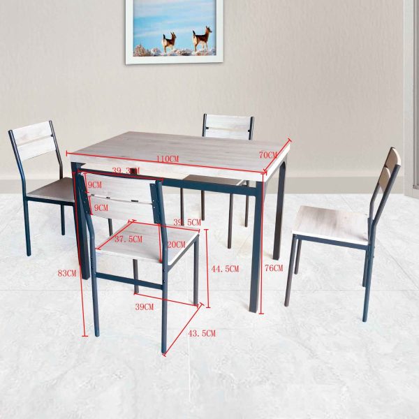 Mesa Málaga com 4 Cadeiras