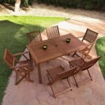 Mesa Retangular Madeira Natural Shorea 140 X 80 X 74 Cm - Image 3