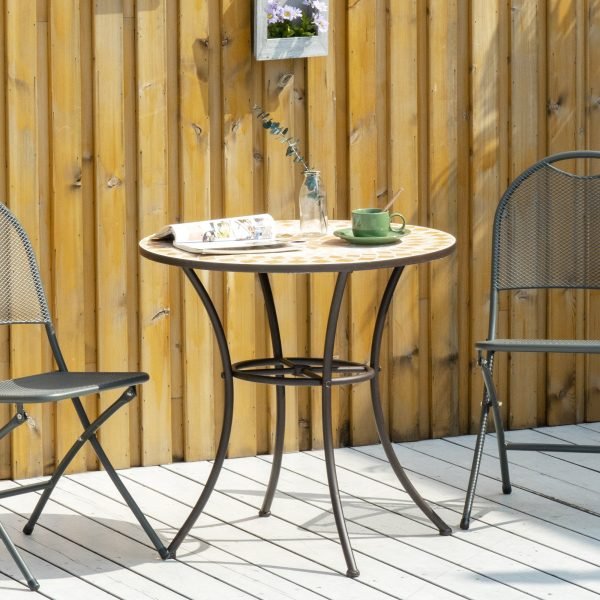 Mesa de Jardim Redonda