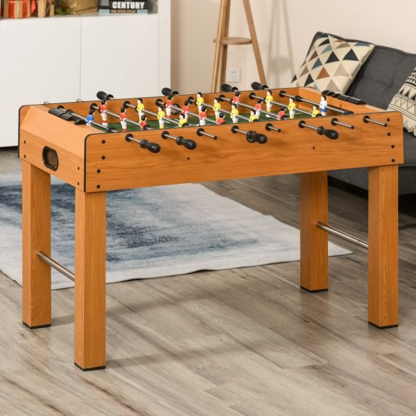 Mesa de matraquilhos fácil de montar com 8 barras e 2 bolas 122x61x80