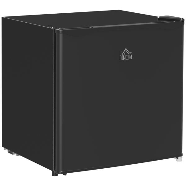 Mini Frigorífico Silencioso 46L Classe F com Temperatura Ajustável e Porta Reversível 48x44x49 cm
