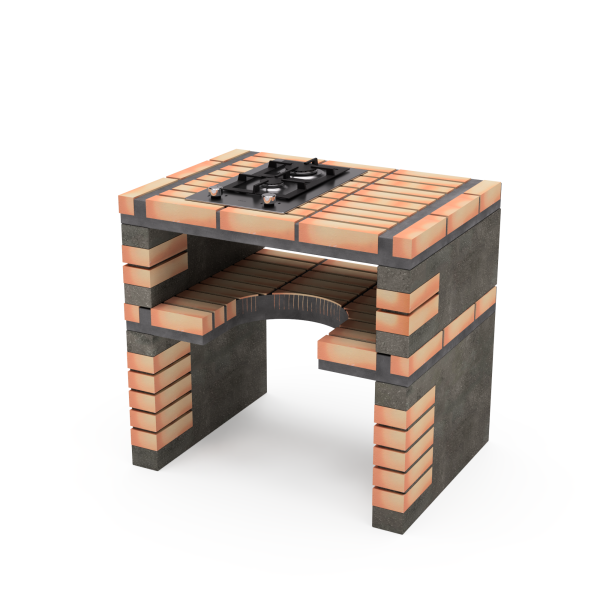 Módulo de bancada com fogão California Plus - Imagem 2