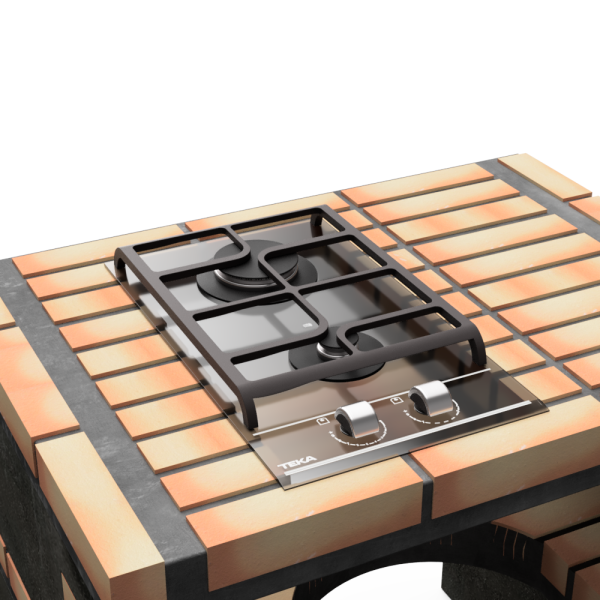 Módulo de bancada com fogão California Plus - Imagem 4