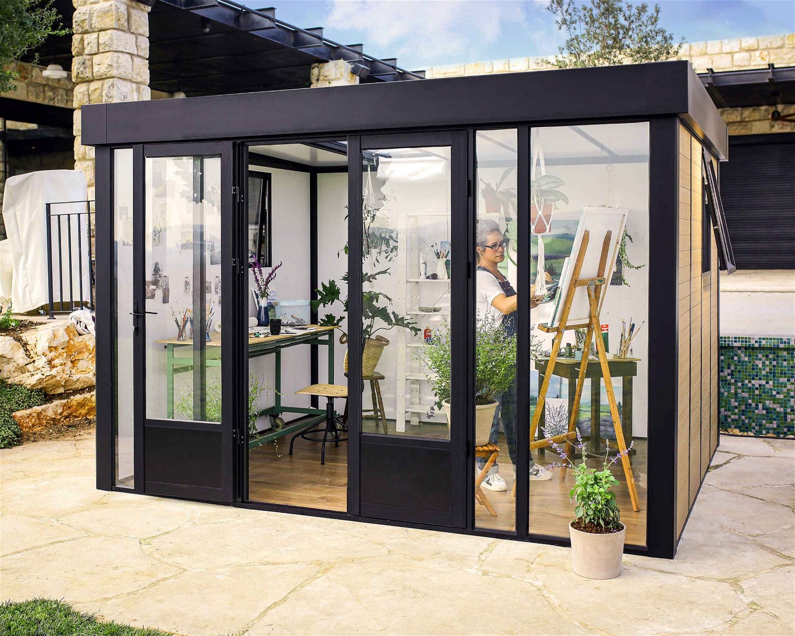 Palram-Canopia_Garden_Studio_Copenhagen_Black_Atmosphere_02 (1) Canopia by Palram 6