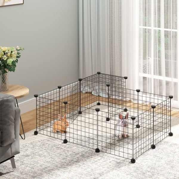 Parque para Animais de Estimação com Grade Metálica Gaiola Modular