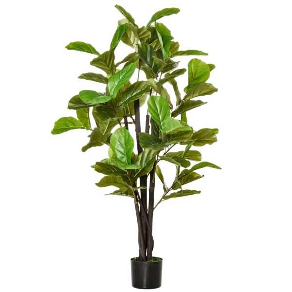 Planta Artificial Ficus 130 cm com 78 Folhas e Vaso
