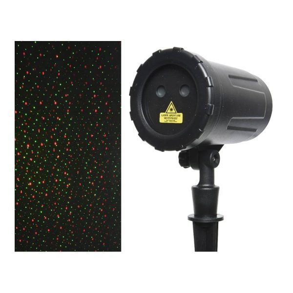Projetor Laser Rotativo 10F Com Programador. Cabo De Aliment