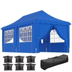 Tenda Dobrável Pop Up 596x300x315 cm