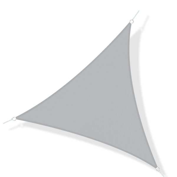 Toldo Vela 3x3x3m de Poliéster com Proteção UV Aneis em Forma de D e Cordas