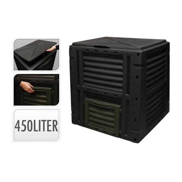 Compostor - Caixa de compostagem 450Lt Preta - Image 1