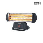 Aquecedor Halógeno Emissão Instântaneo De Calor Sistema Anti-Queda Medidas:50,5X24,5X19,5Cm Edm