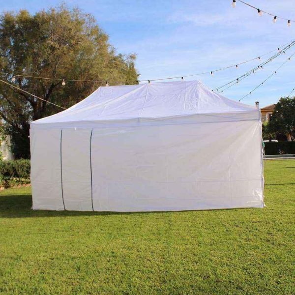 Tenda 6x3 mt em Aço Dobrável com Laterais - 3 Cores - Image 1