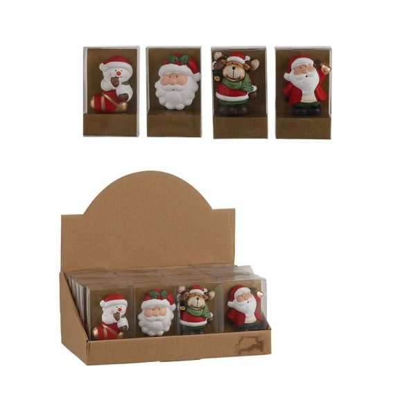 Íman Com Figuras De Natal 4 Modelos Sortidos 7X2X4